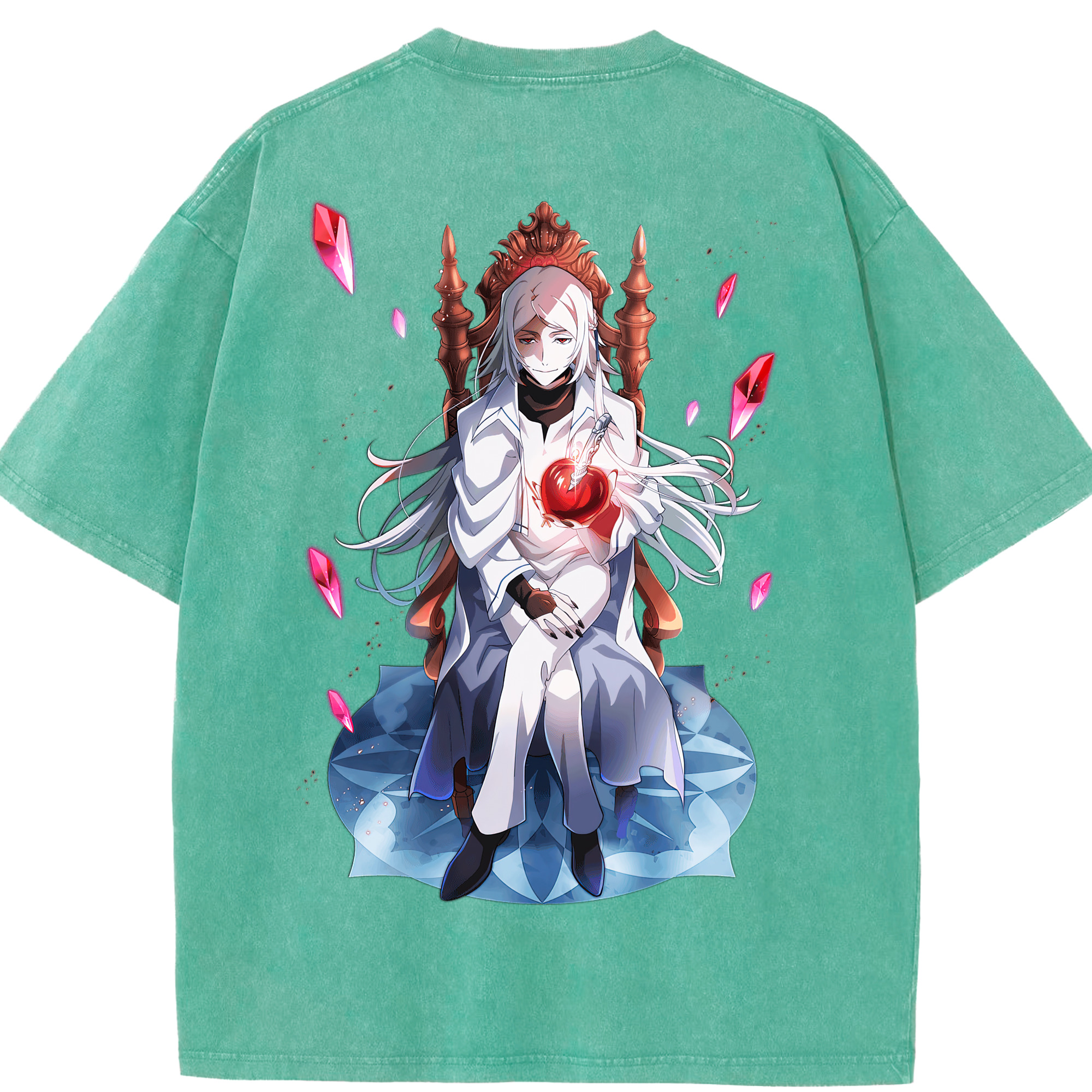 （画像用） 文豪ストレイドッグス Bungo Stray Dogs 綿100% ヴィンテージ風 半袖Tシャツ（背面プリント）